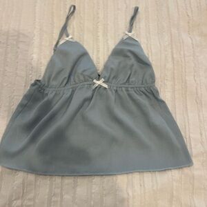 PRINCESS POLLY blue top. Size 2